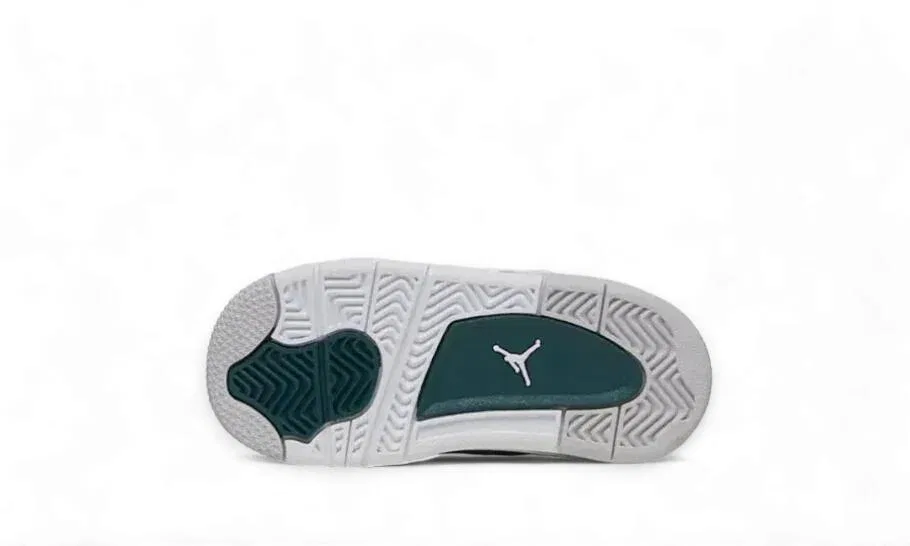 Детские кроссовки в ретро-стиле Air Jordan 4 Retro Oxidized Green Nike, Schwarz — фото 4