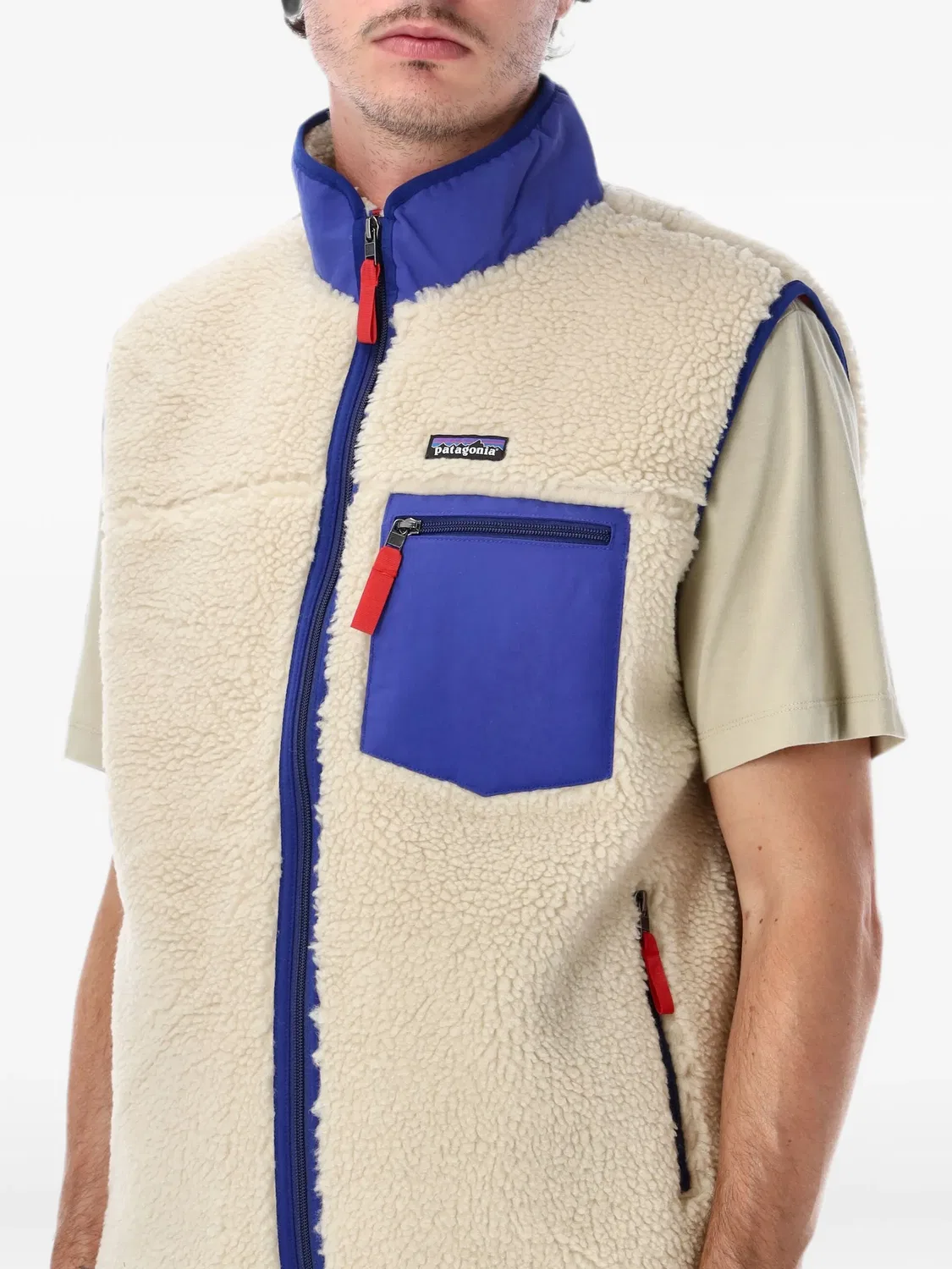Жилет Classic Retro-X на молнии Patagonia, нейтральные цвета — фото 3
