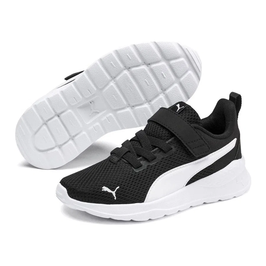 Кроссовки детские с низким берцем Classic Slip-On Puma Anzarun Lite AC+ PS, Черный