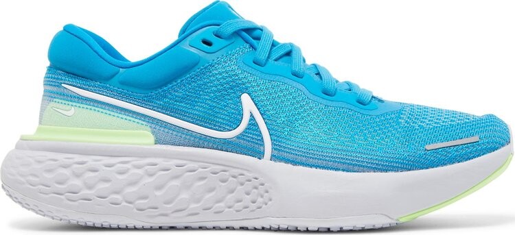 

Кроссовки Nike ZoomX Invincible Run Flyknit 'Blue Orbit Lime Glow', синий