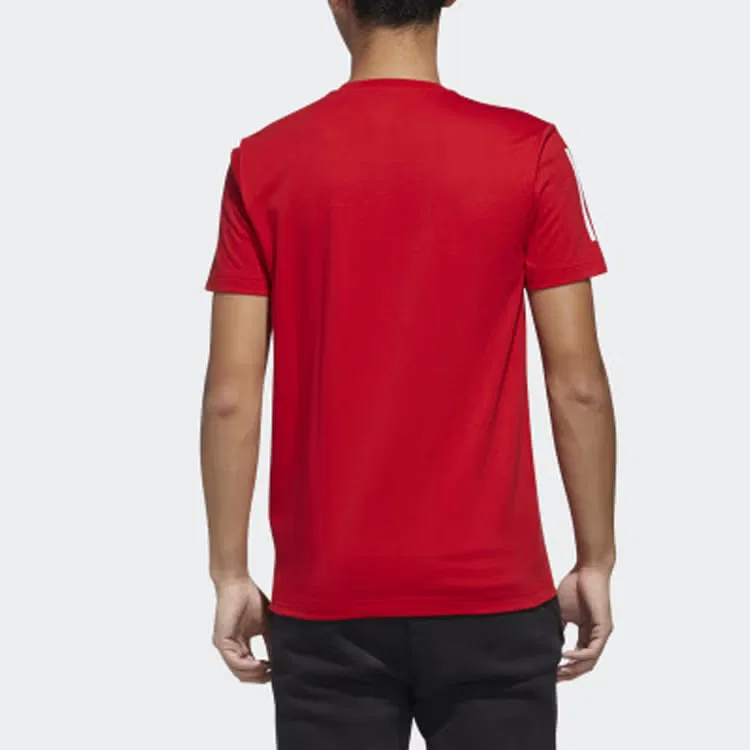 Футболка спортивная с коротким рукавом Neo Adidas, красный — фото 3
