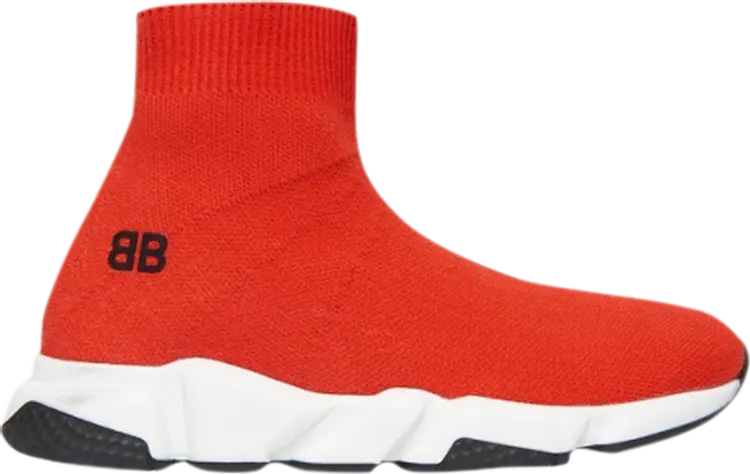 

Кроссовки Balenciaga Speed Trainer Kids Red, красный