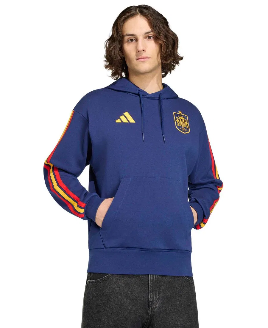 Худи с длинным рукавом и капюшоном adidas Spain DNA Regular-Fit, Blue