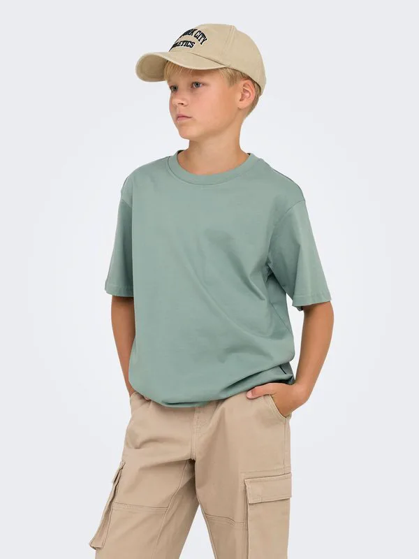 Базовая футболка osjfred Only & Sons Junior, Chinois Green