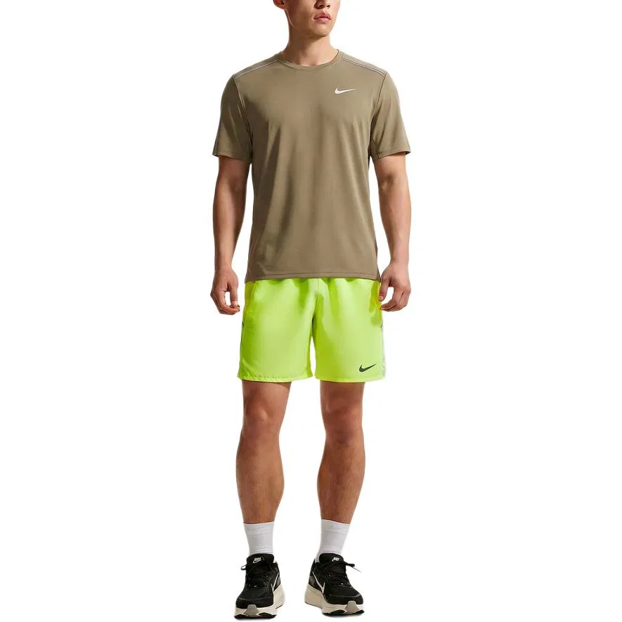 Футболка хлопковая Miler, Nike, Light Khaki Brown — фото 3