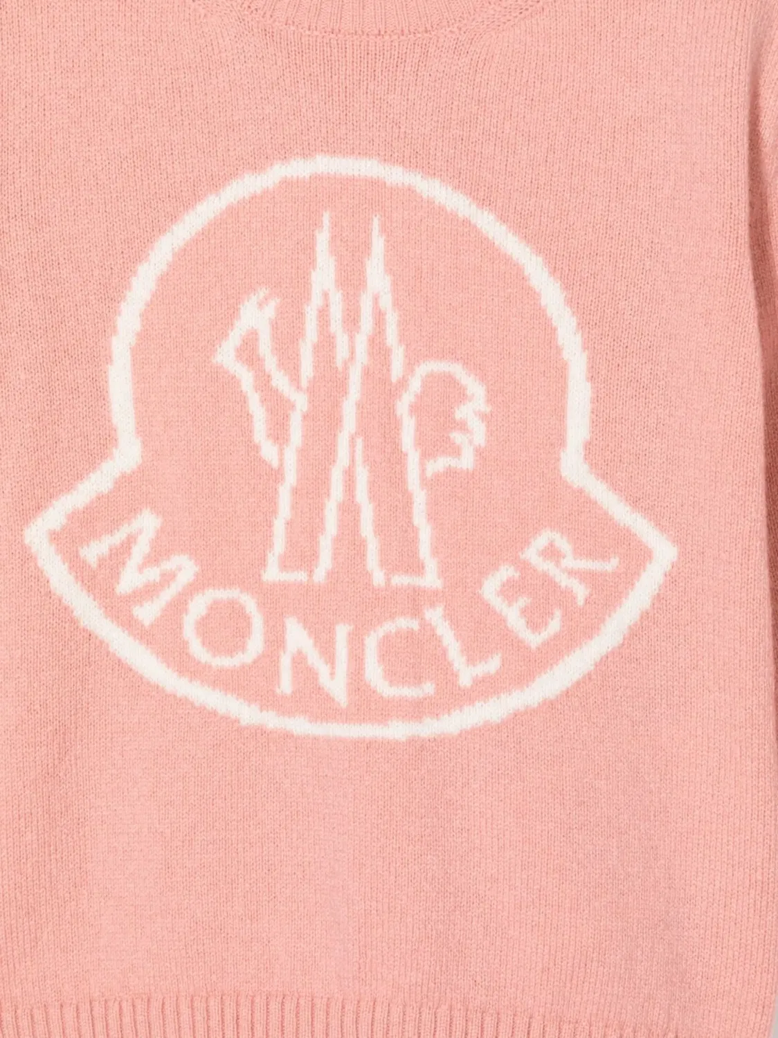 Свитшот с логотипом Moncler, розовый — фото 2