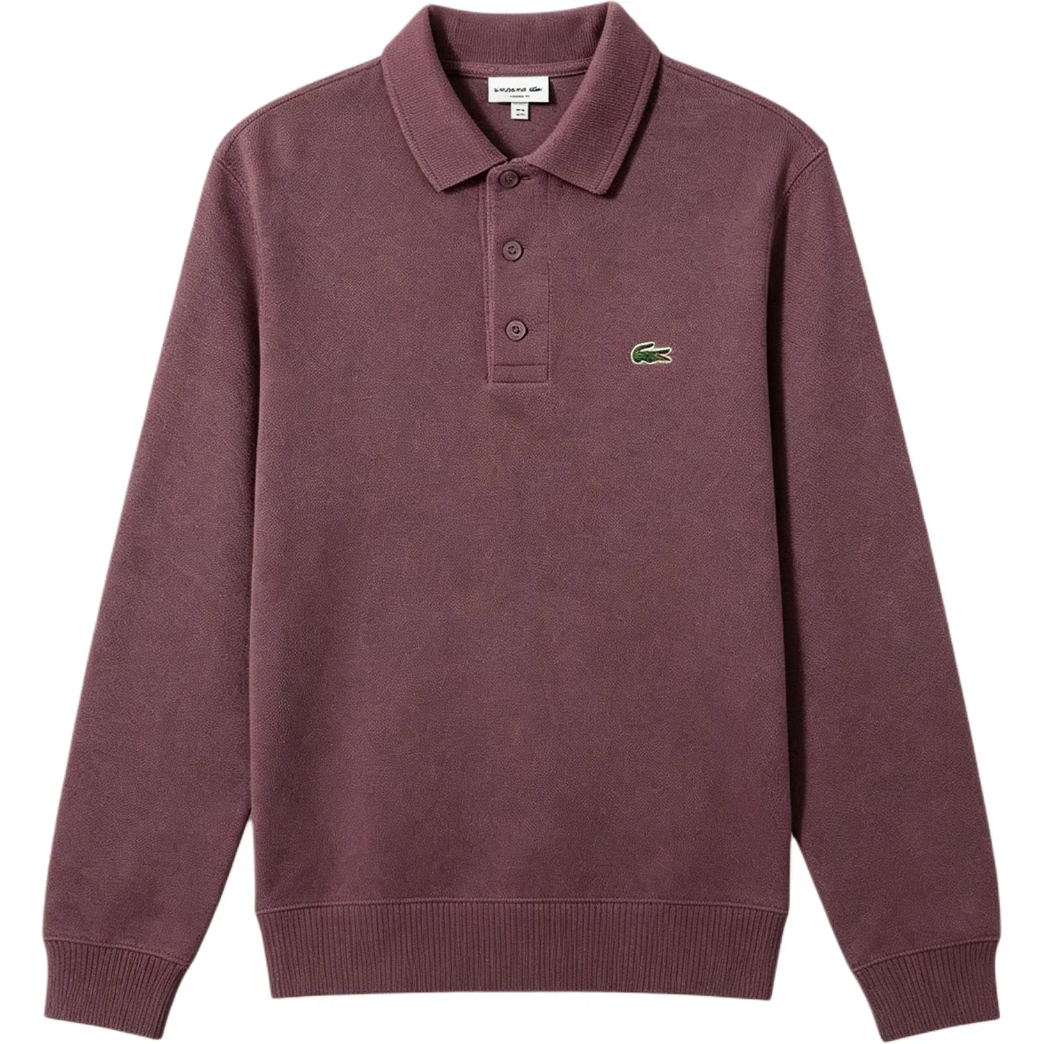 Мужская толстовка с вышивкой логотипа LACOSTE, Dark Purple Red