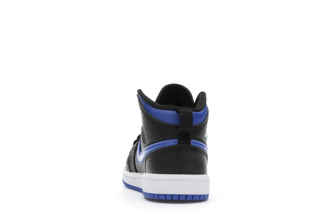 Детские кроссовки Lifestyle Jordan 1 Mid, Black/White-Hyper Royal — фото 4