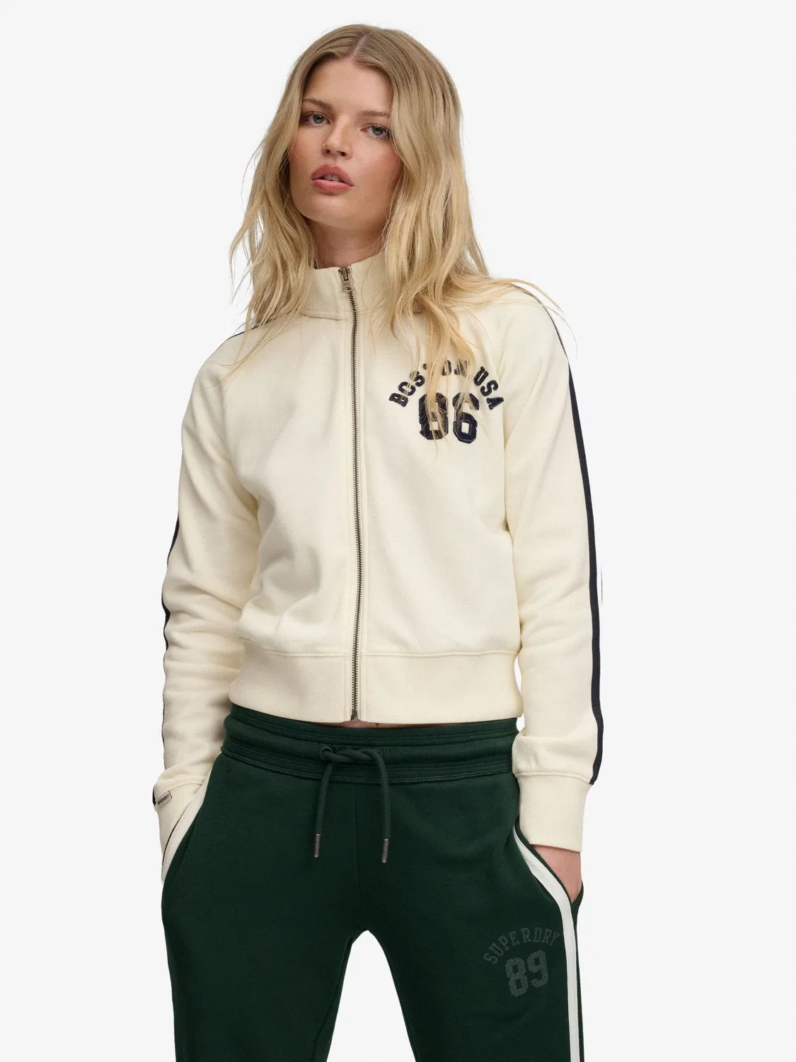 Толстовка Athletic Applique Superdry, белый