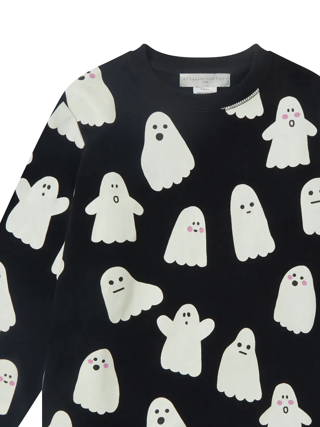 Stella McCartney Свитшот с принтом Ghost черный — фото 4