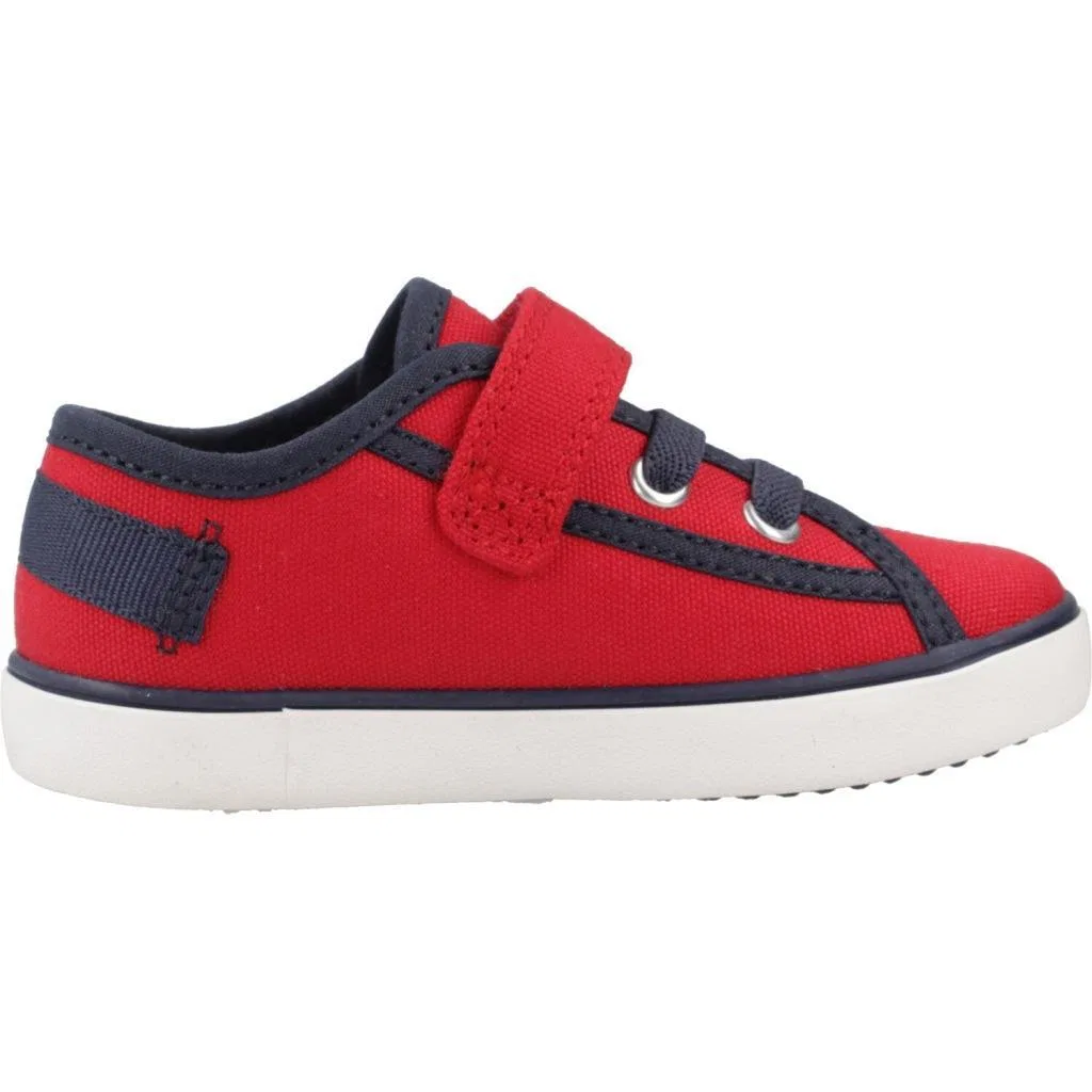 Детские сандалии с закрытым носком Geox B Sandal Chalki Boy, Цвет ROT — фото 4