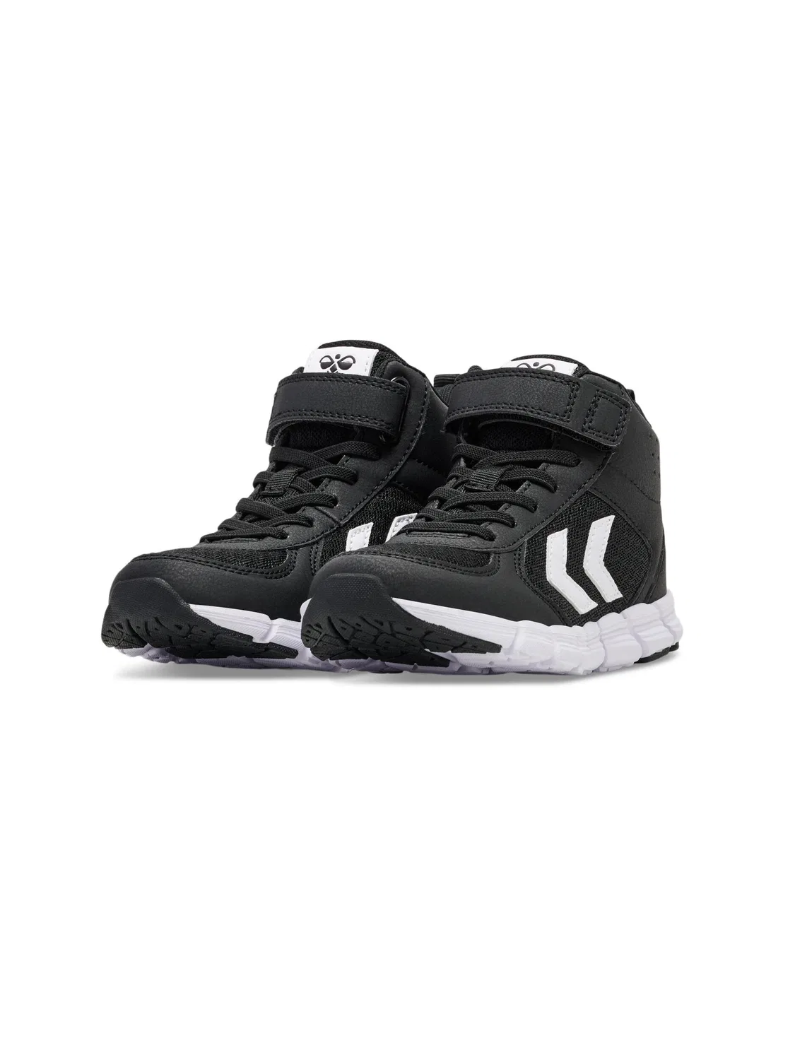 Детские кроссовки с эластичными шнурками Speed Mid Hummel, Schwarz — фото 4