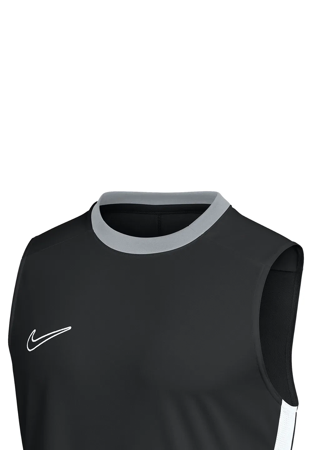 Футболка Academy 25 fussball - ткань для командного спорта - майка - топ Nike Performance, Schwarzgrau — фото 3