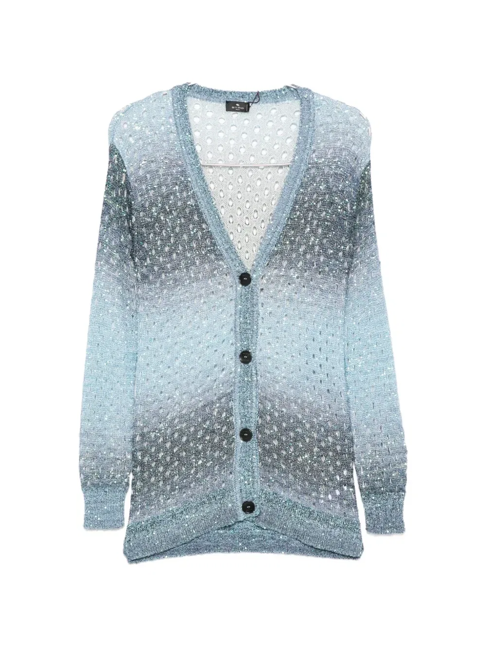 Кардиган расшитый пайетками Etro, синий