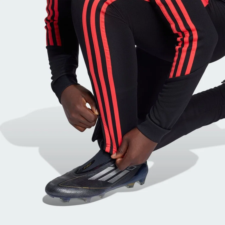 Детские спортивные штаны с принтом Messi Training Pants adidas, Черный — фото 4
