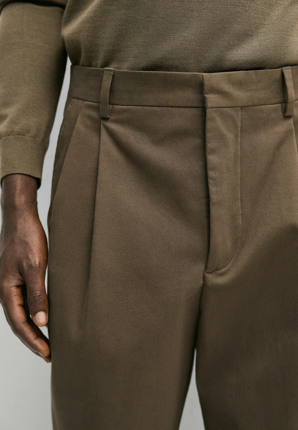 Брюки Massimo Dutti, Camel — фото 4