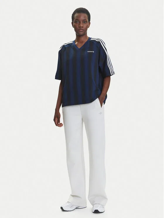 Футболка oversize Linear Adidas, темно-синий — фото 2