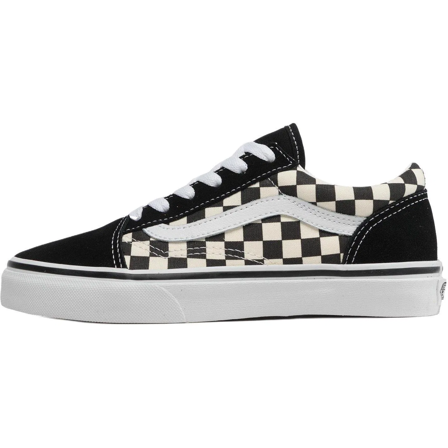 Детские кроссовки с замшевым верхом Vans Old Skool Suede, Черно-Белый
