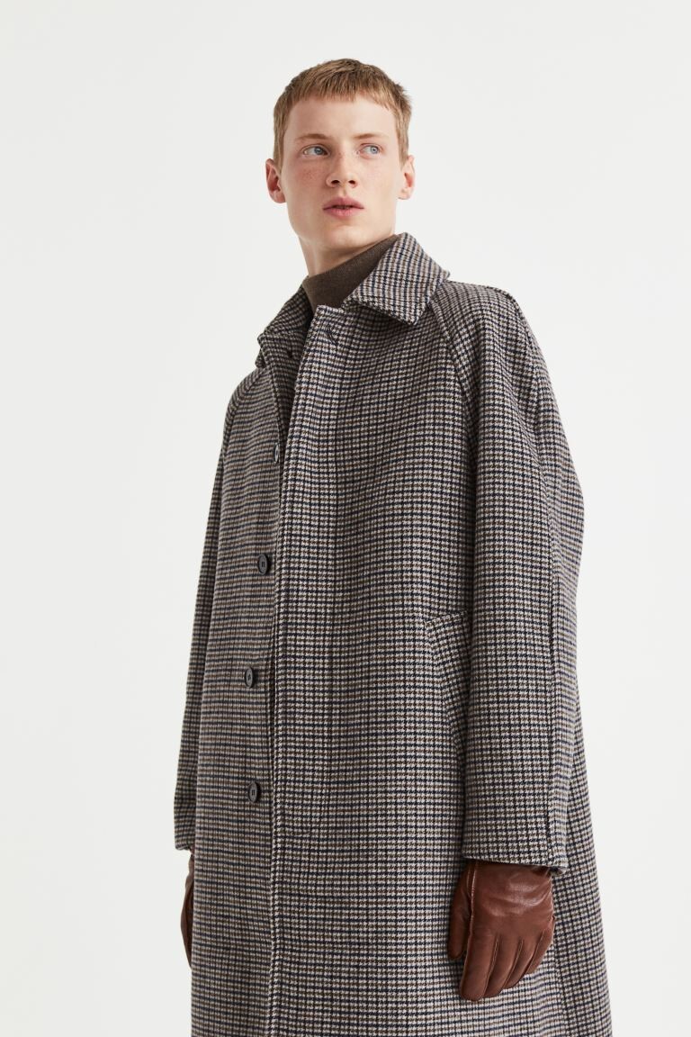 

Кожаные перчатки H&M, коричневый