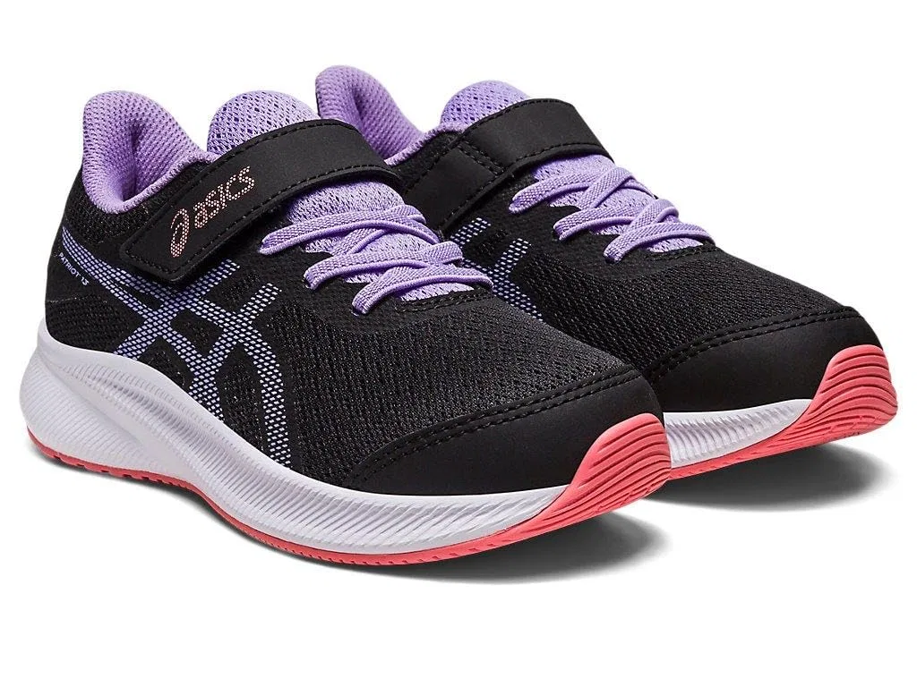 Детские кроссовки для мальчиков с амортизацией Patriot 13 Gs ASICS, Black — фото 3