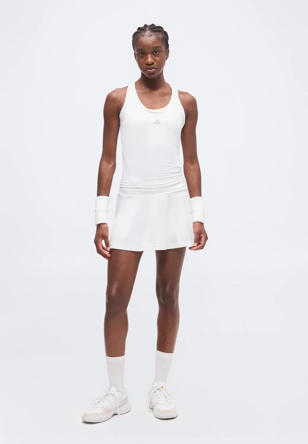 Клубная майка-топ Adidas Performance, White — фото 2