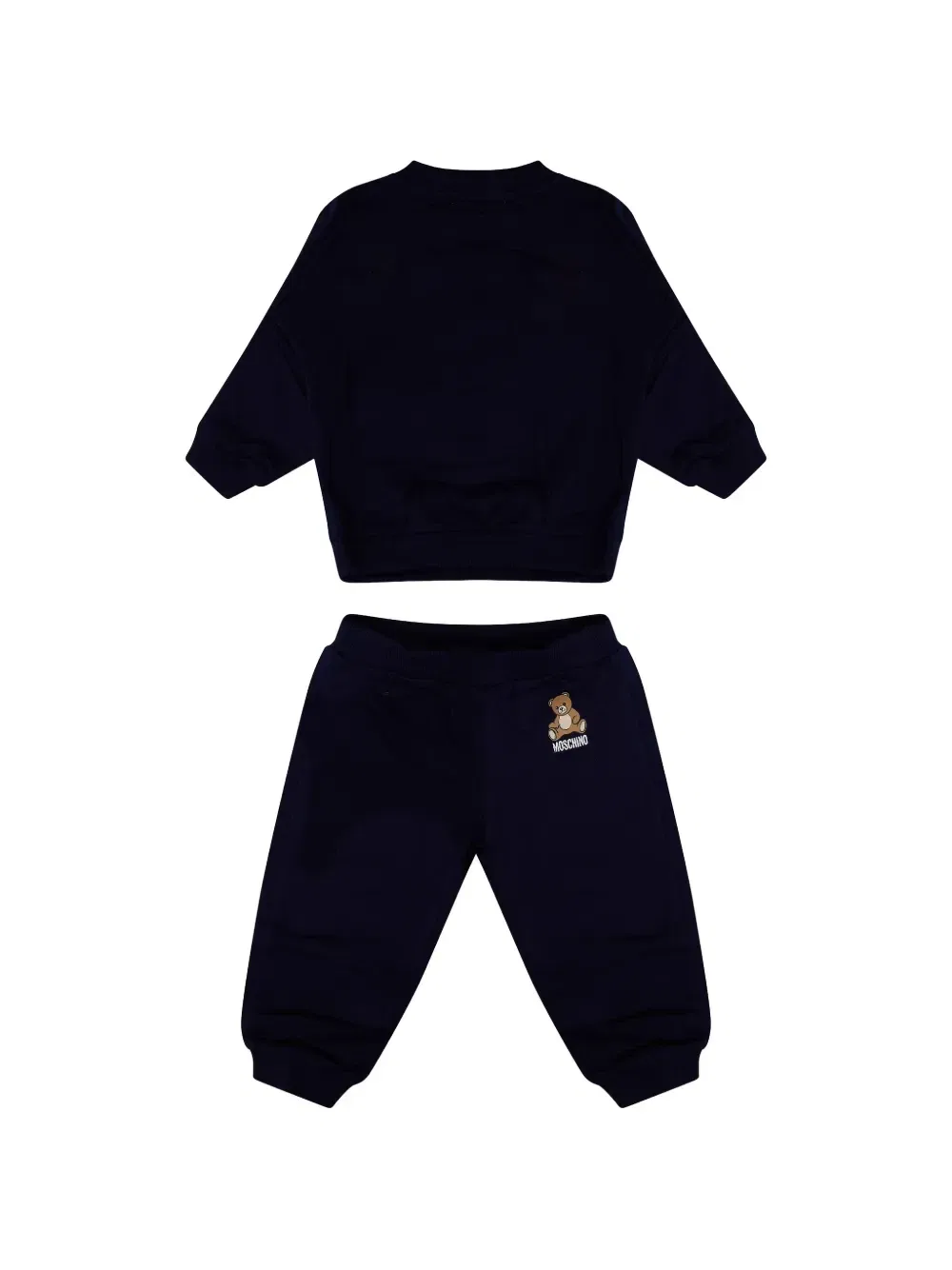 Спортивный костюм с принтом мишки Тедди Moschino Kids, синий — фото 2