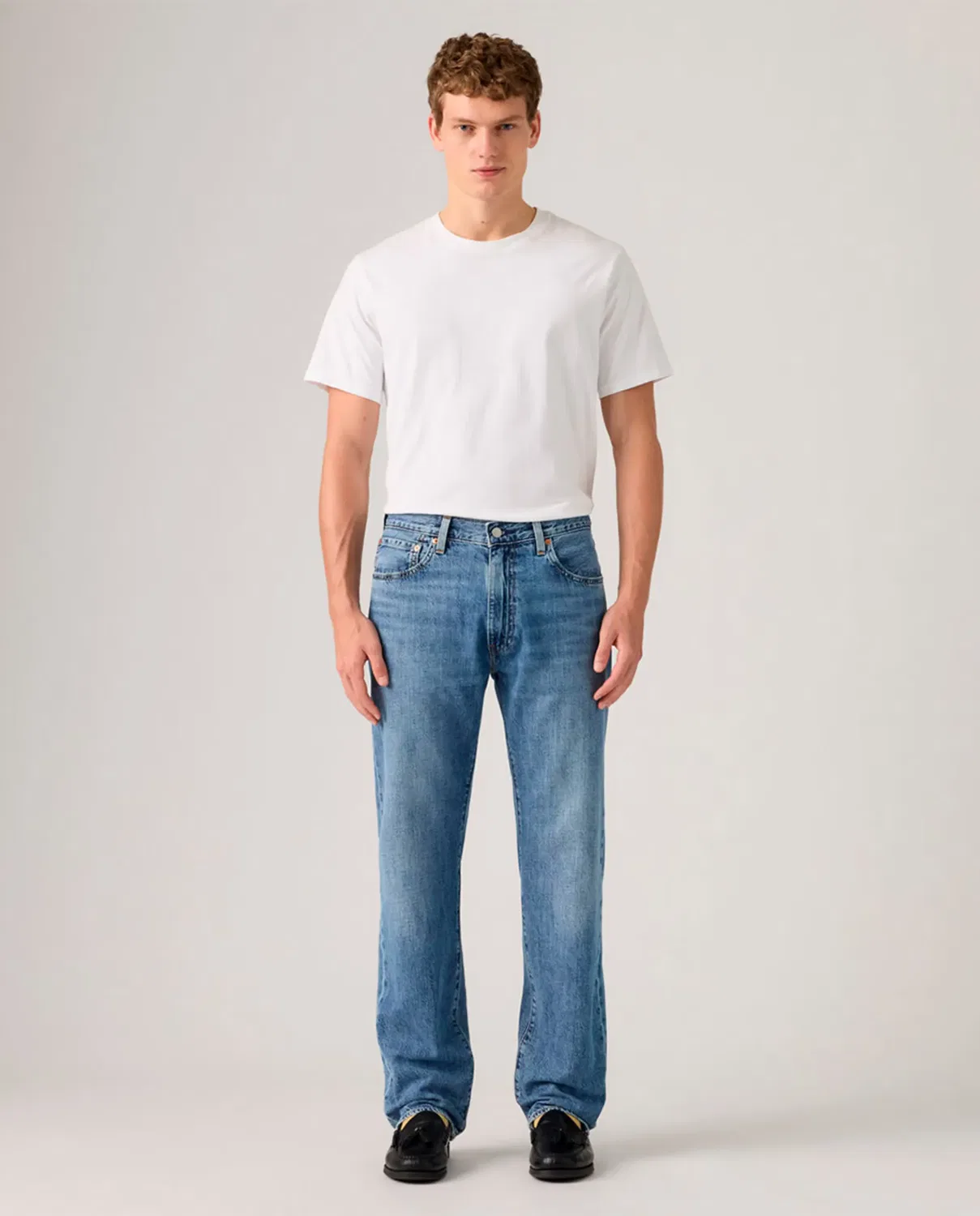Мужские джинсы Relaxed Straight 555 Levi's, Azul