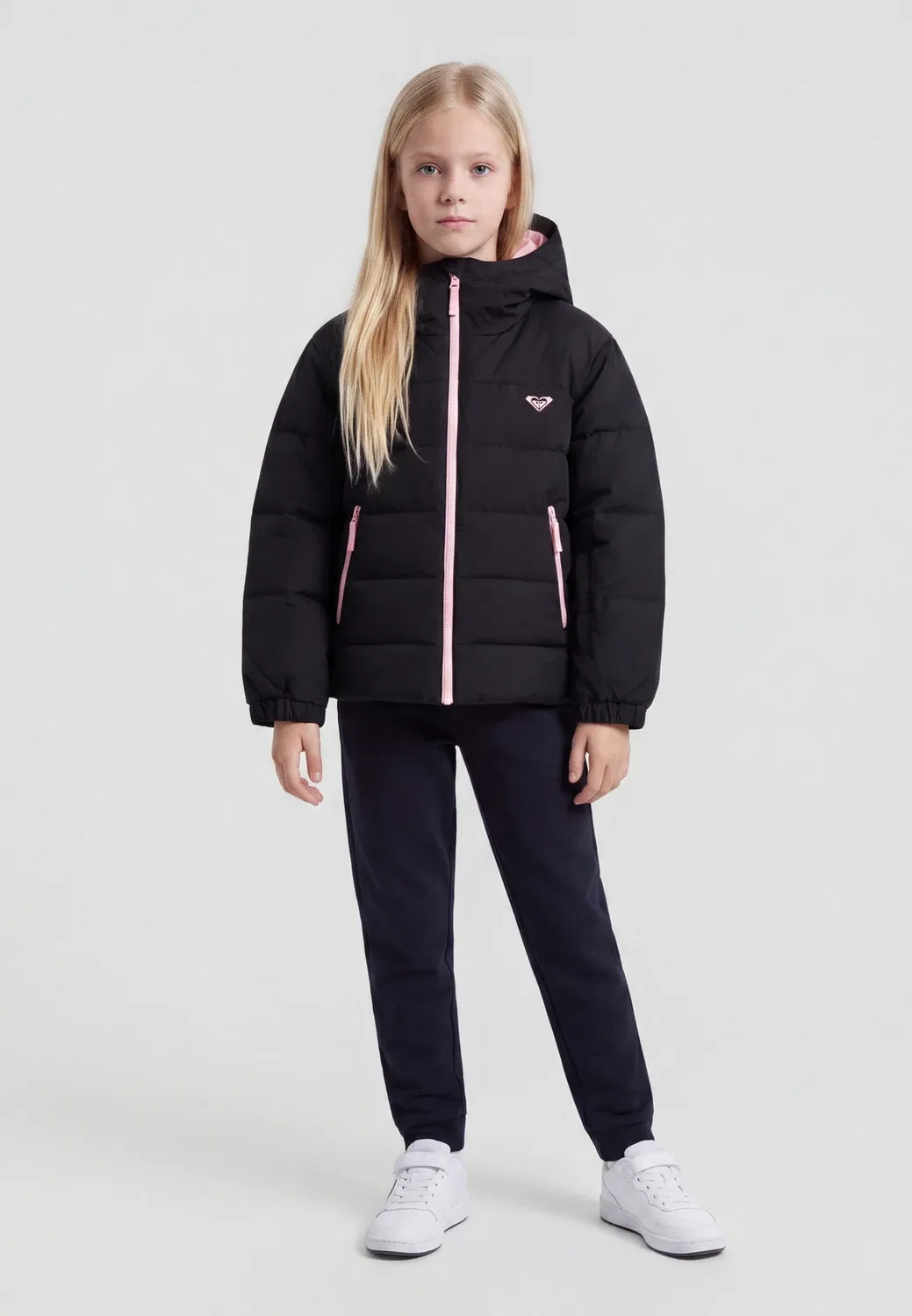 Снежная горная пушистая зимняя куртка Roxy, True Black