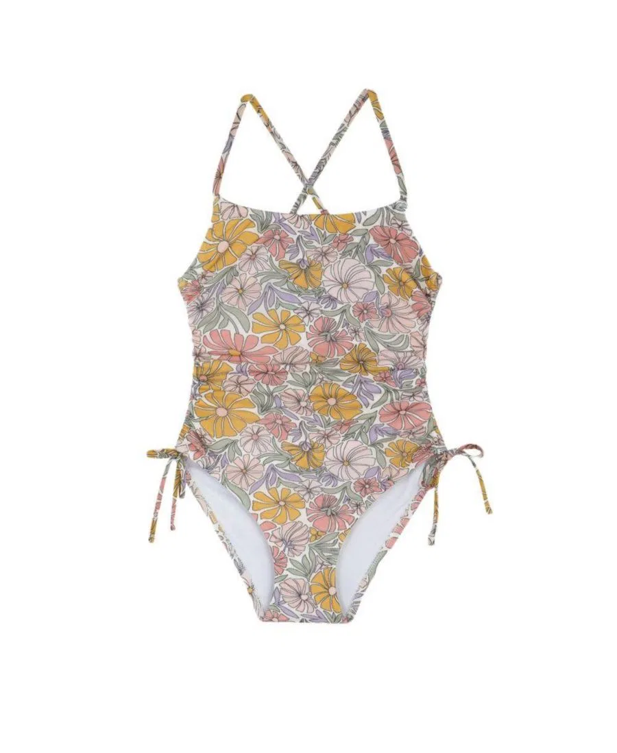 Купальник-слитник с перекрестными бретелями Soft Bloom Criss Cross Back Adjustable Gottex Kids, Multi