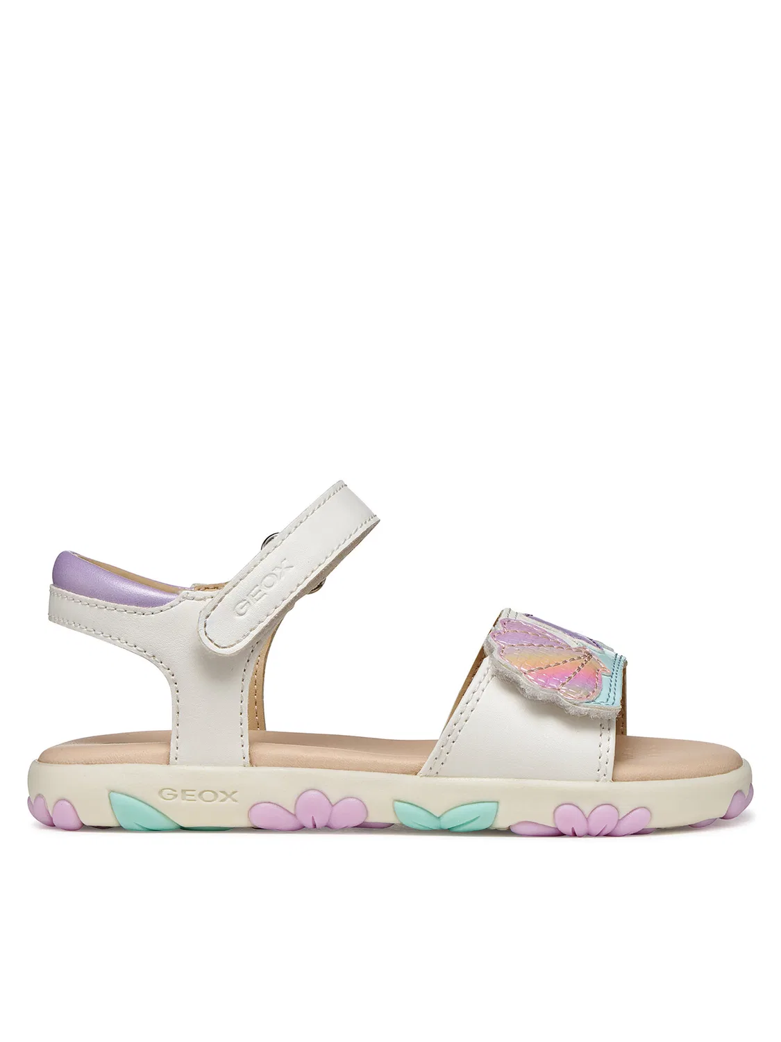 Сандалии для девочки Sandal Haiti Girl Geox, белый