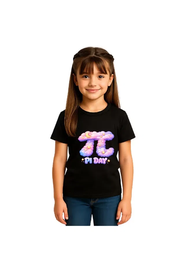 Футболка с принтом Happy Pi Day Printshop4Me, черный