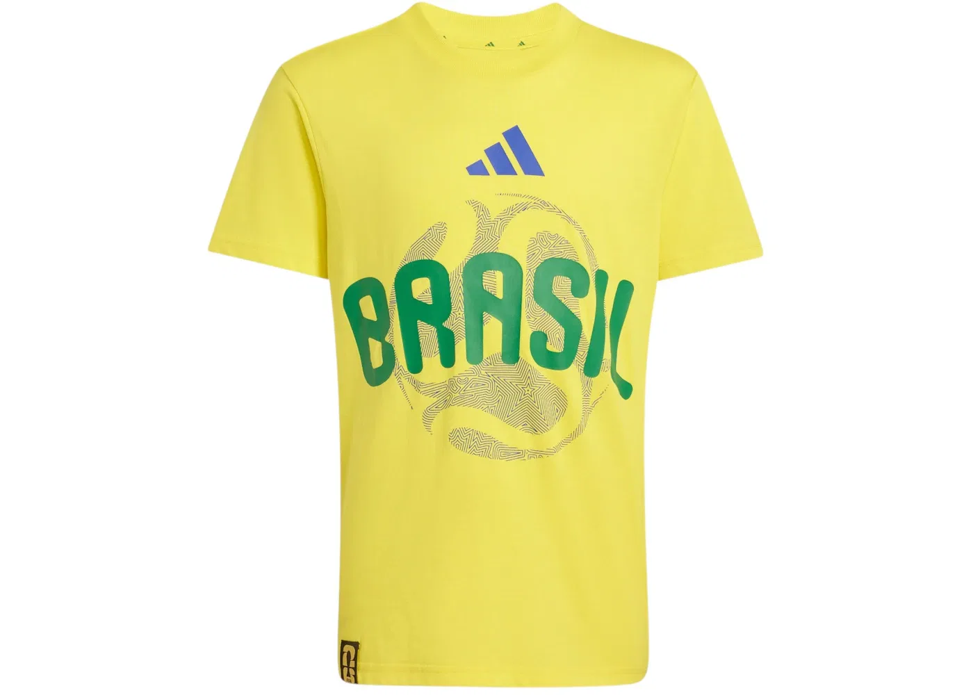 Детская футболка с принтом T-Shirt Adidas, Bright Yellow