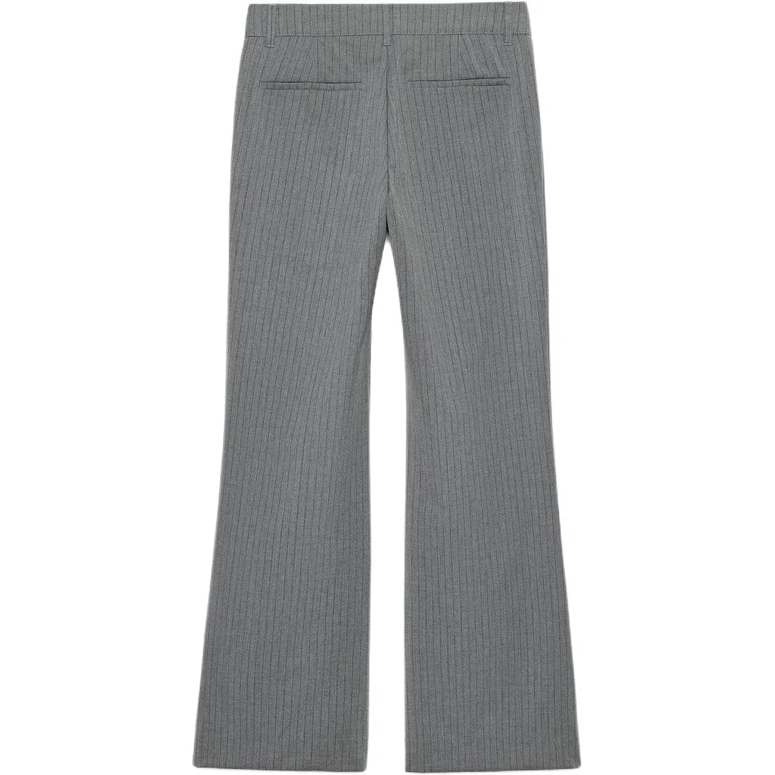 Женские брюки повседневные клеш от колена Coal Gray ZARA, Coal Gray — фото 3