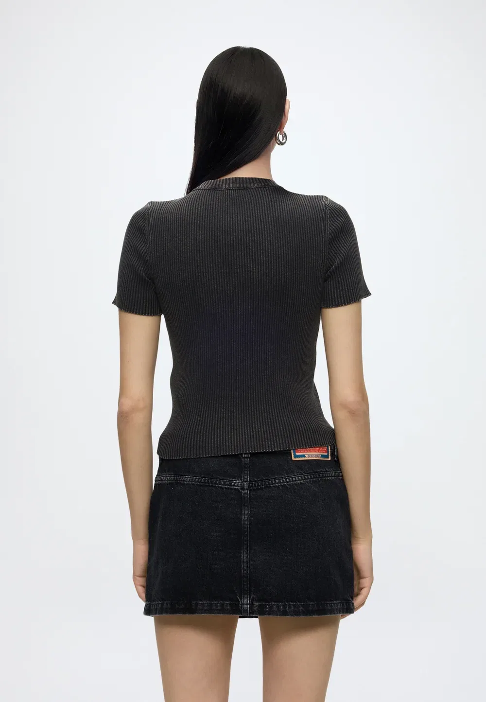 Anchor - базовая футболка Diesel, Black — фото 3
