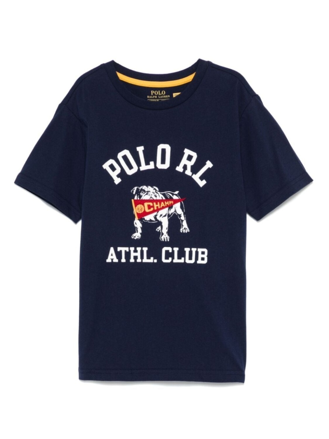 

Футболка с графическим принтом Ralph Lauren Kids, синий
