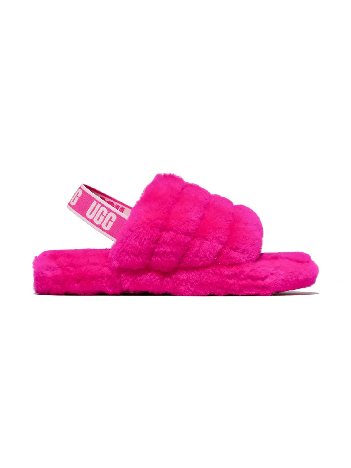 Слайды Fluff Yeah из овчины UGG, розовый