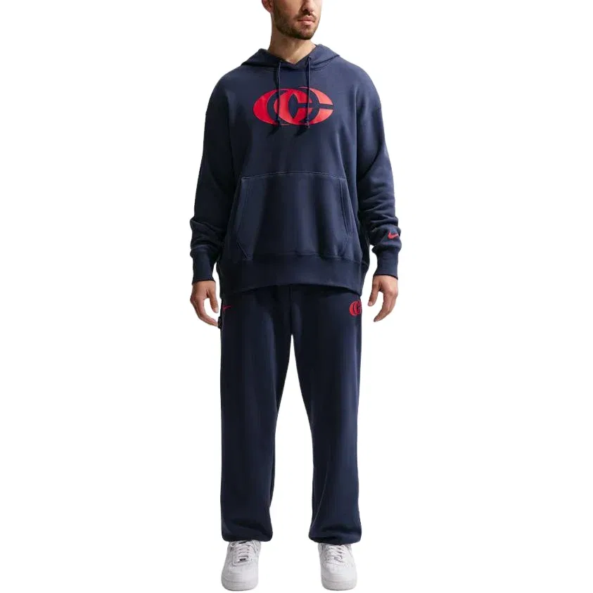 Мужское худи для баскетбола Caitlin Clark Phoenix Fleece Hoodie 'Midnight Navy University Red' Nike, Midnight Navy/University Red — фото 4