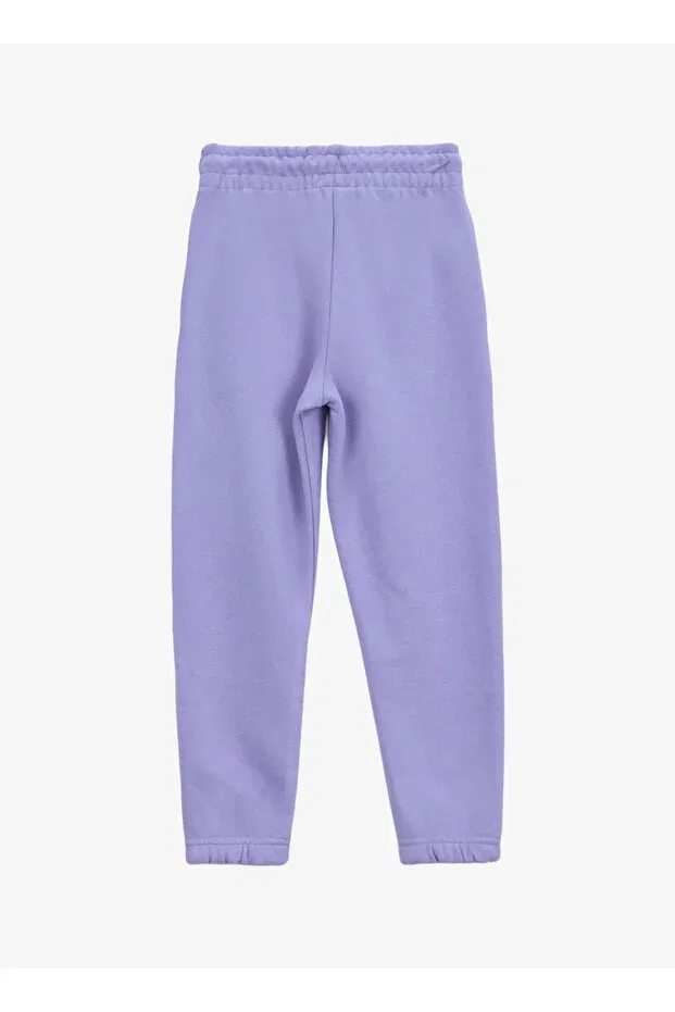 Детские спортивные штаны для девочек с принтом Elastic Leg Lilac Girls' Sweatpants J5wg-Ea7587 Jeep, Lilac — фото 2