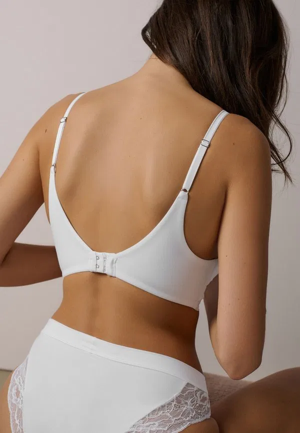 Бюстгальтер-Треугольник для отдыха "forever comfort light" Next, White — фото 2