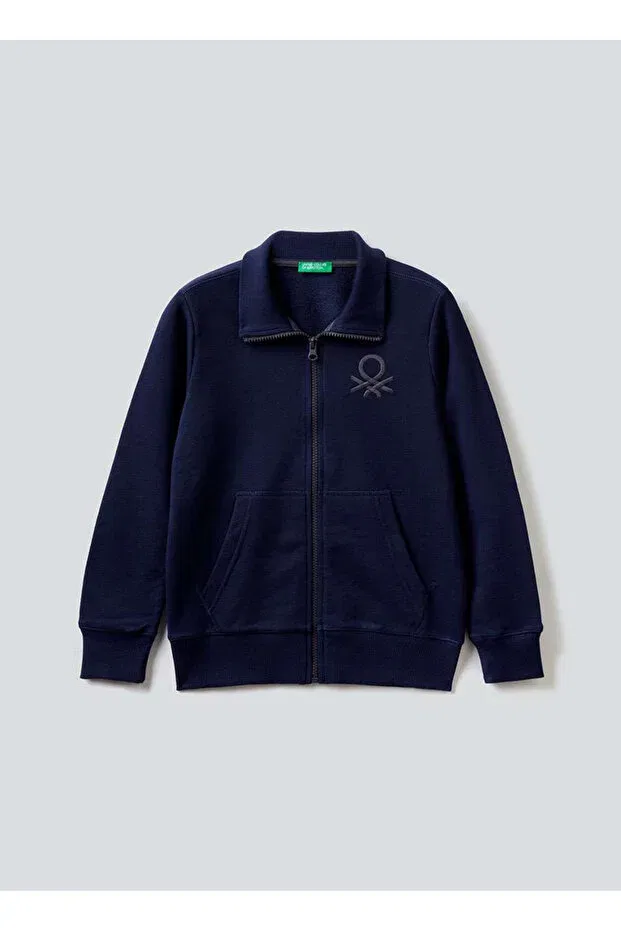 Детские свитшот для мальчиков с длинным рукавом Benetton, Navy Blue