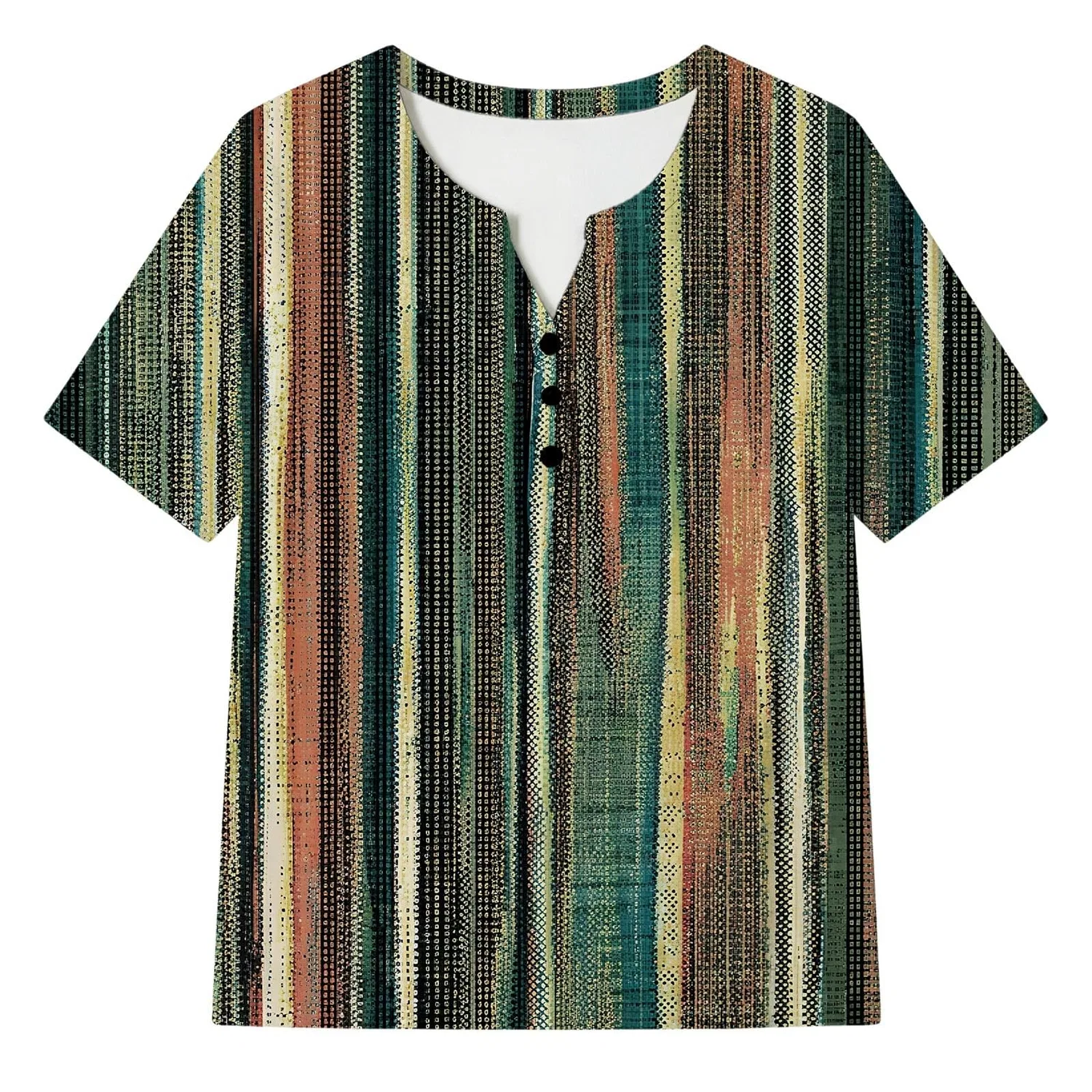 Женская хлопковая футболка Classic Soft Basic, Multicolour-c — фото 2