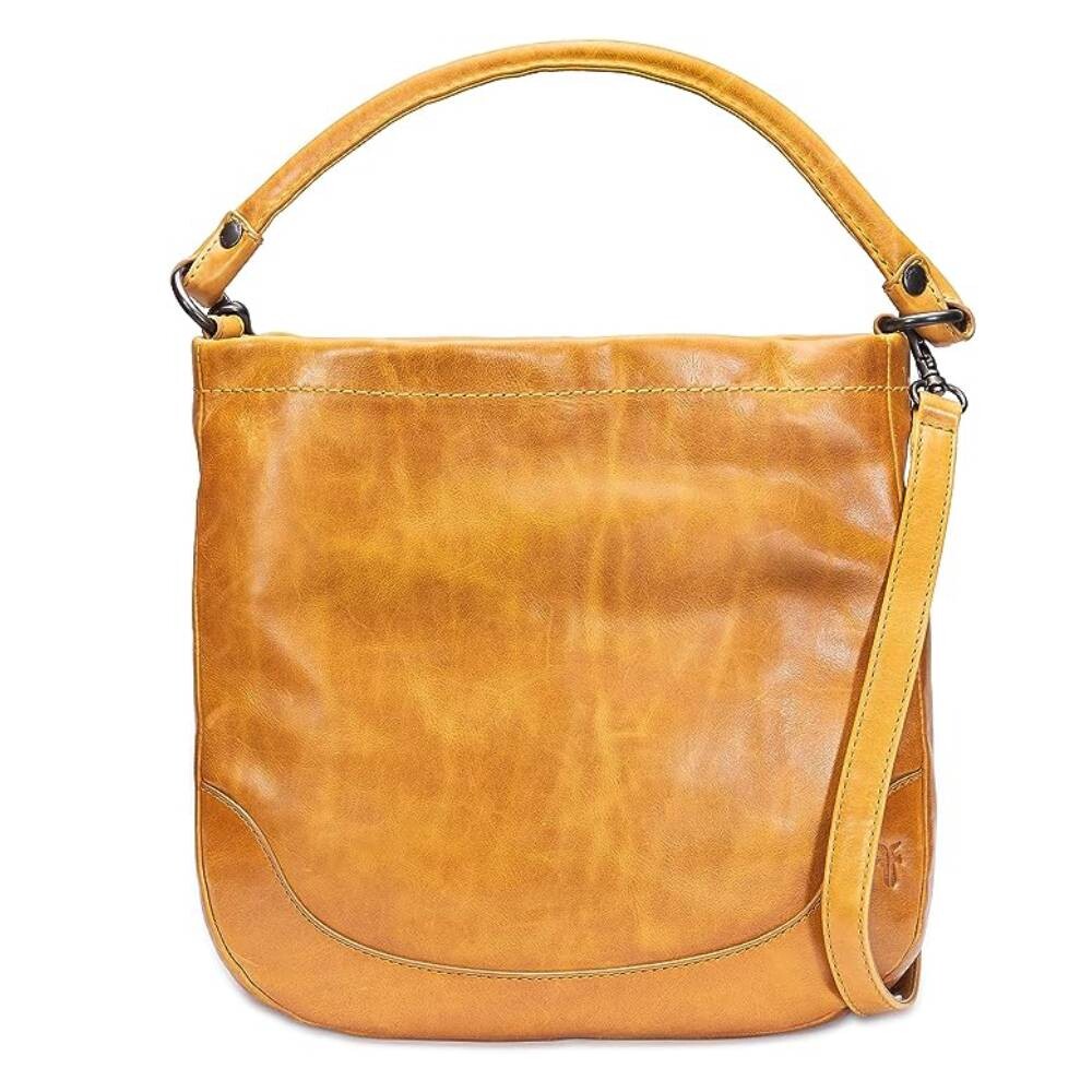 

Сумка Frye Melissa Leather Hobo, желто-коричневый
