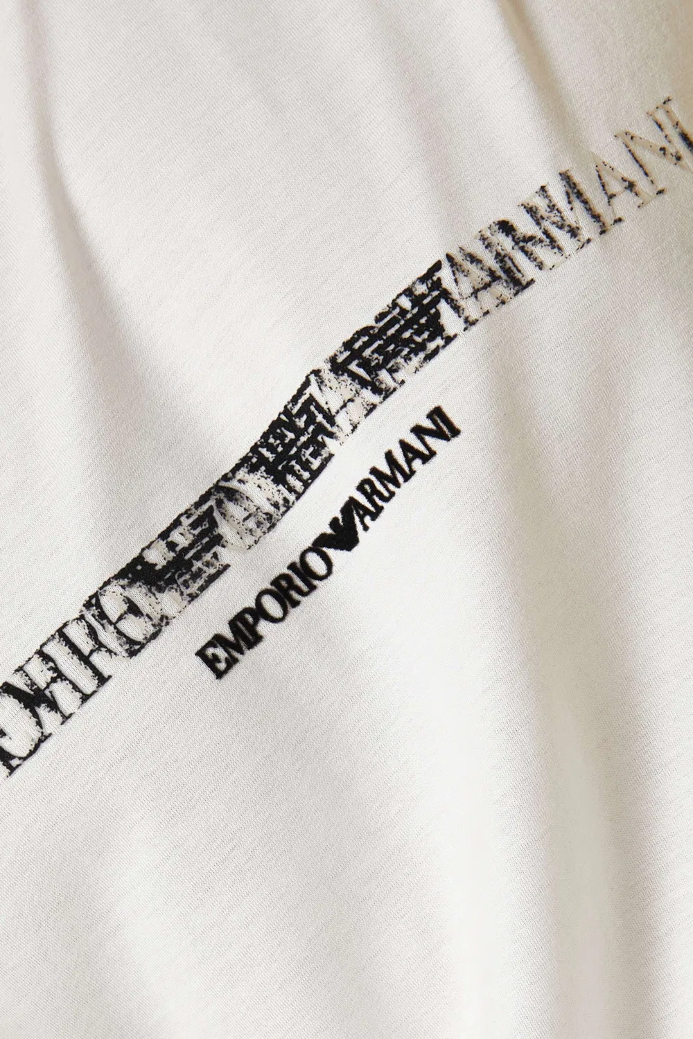 Футболка с коротким рукавом EA Text Emporio Armani, белый — фото 4