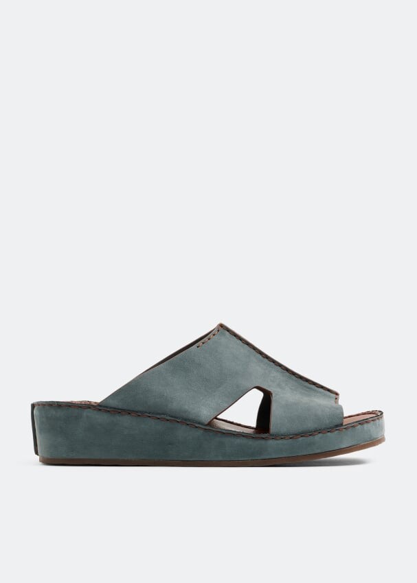 

Сандалии PRIVATE COLLECTION Arca Nabuk Cucire sandals, синий