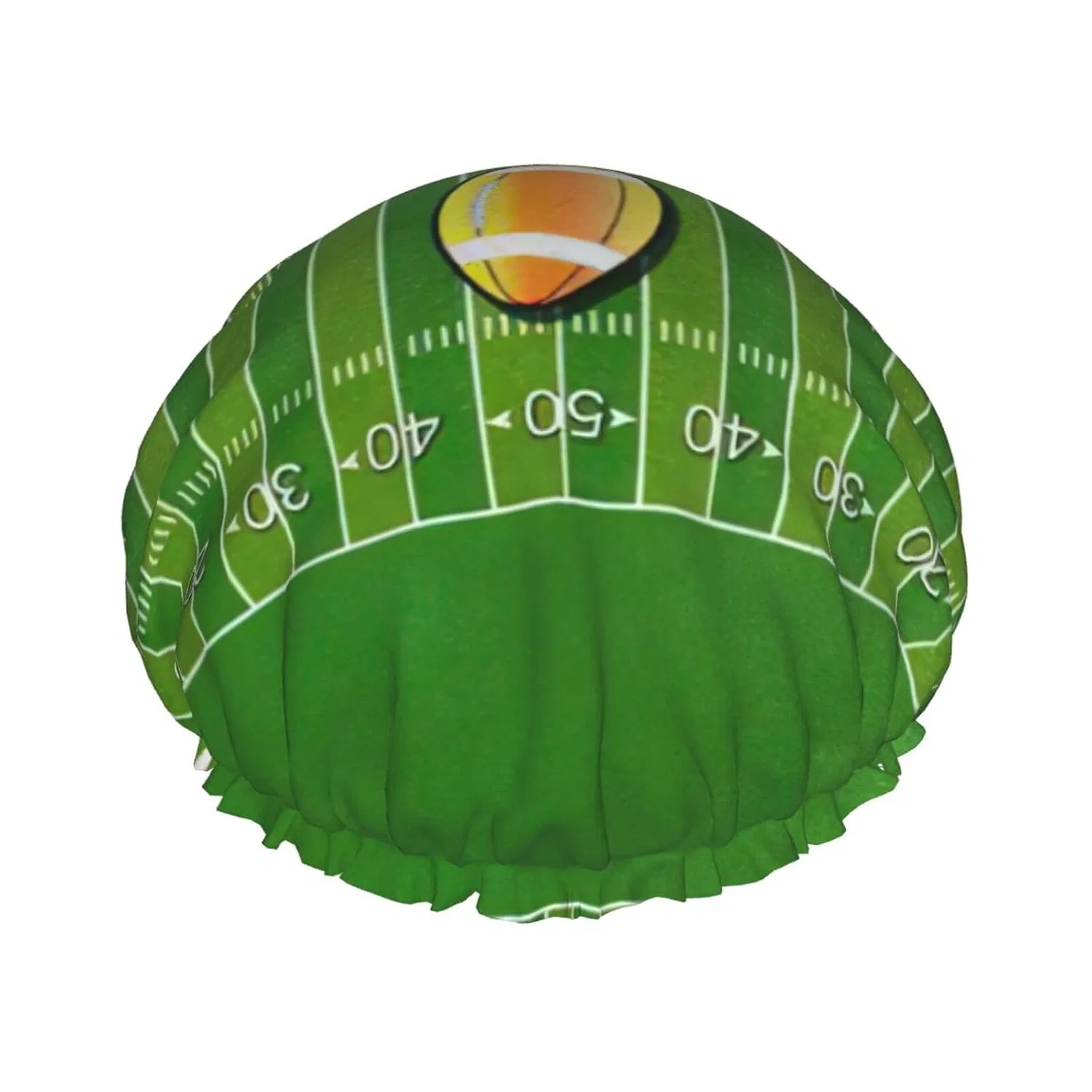 Шапочка для душа American Football Field Ball Sport Print, DUWAA, Schwarz