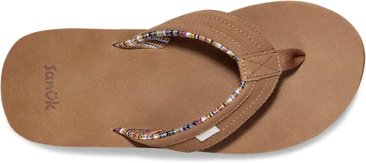 Sanuk Mens Ziggy ST | Flip Flops for Men | Mens Сандалии | Beach Сандалии | Water Friendly & Lightweight | Comfort Footbed — фото 3
