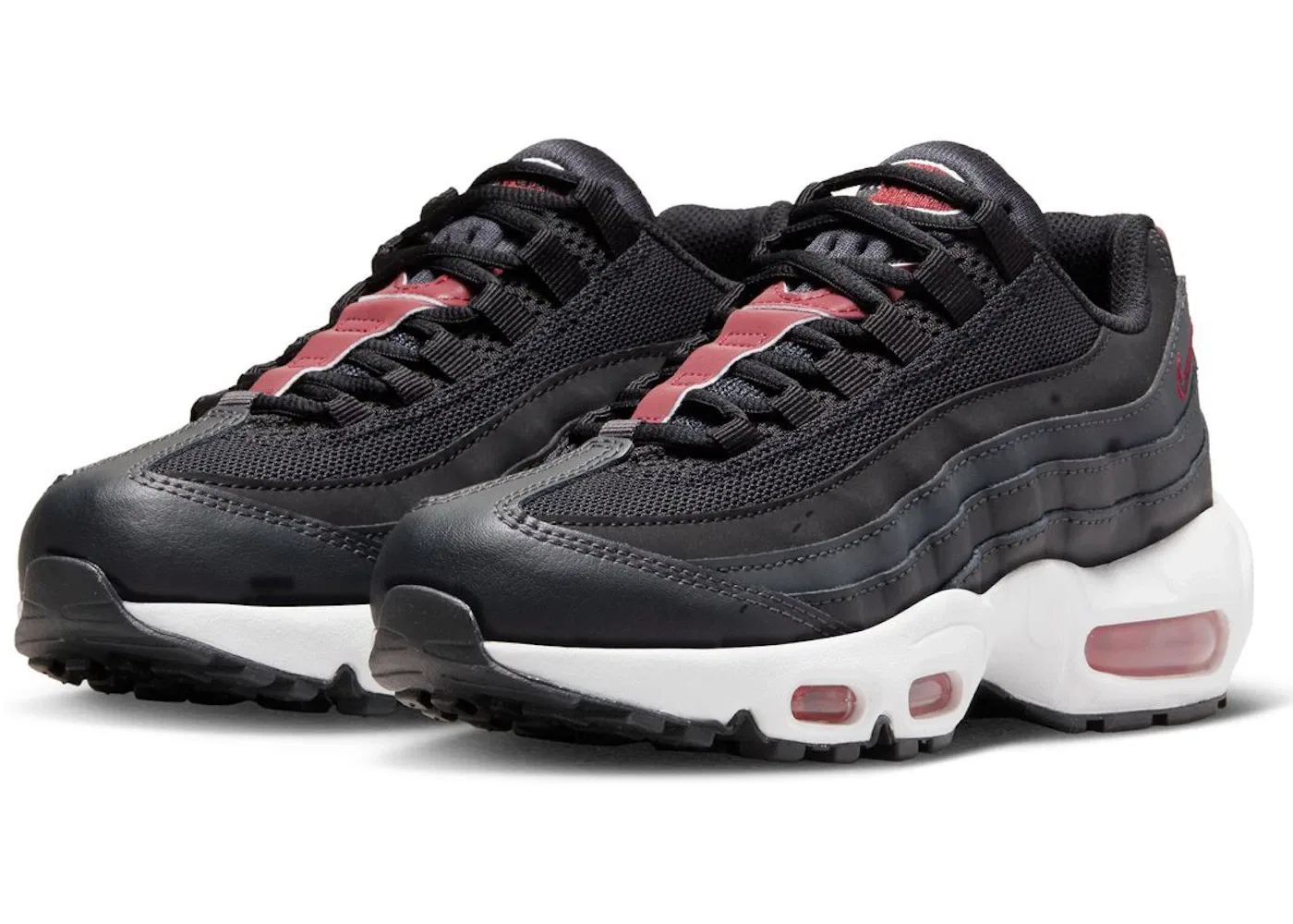 Детские кроссовки Lifestyle Nike Air Max 95 Recraft, Anthracite/Black-Team Red-Summit White — фото 2