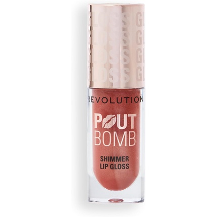 Revolution Pout Bomb Shimmer Gloss Сияющий блеск для губ с глянцевым финишем Revolution Beauty — фото 3
