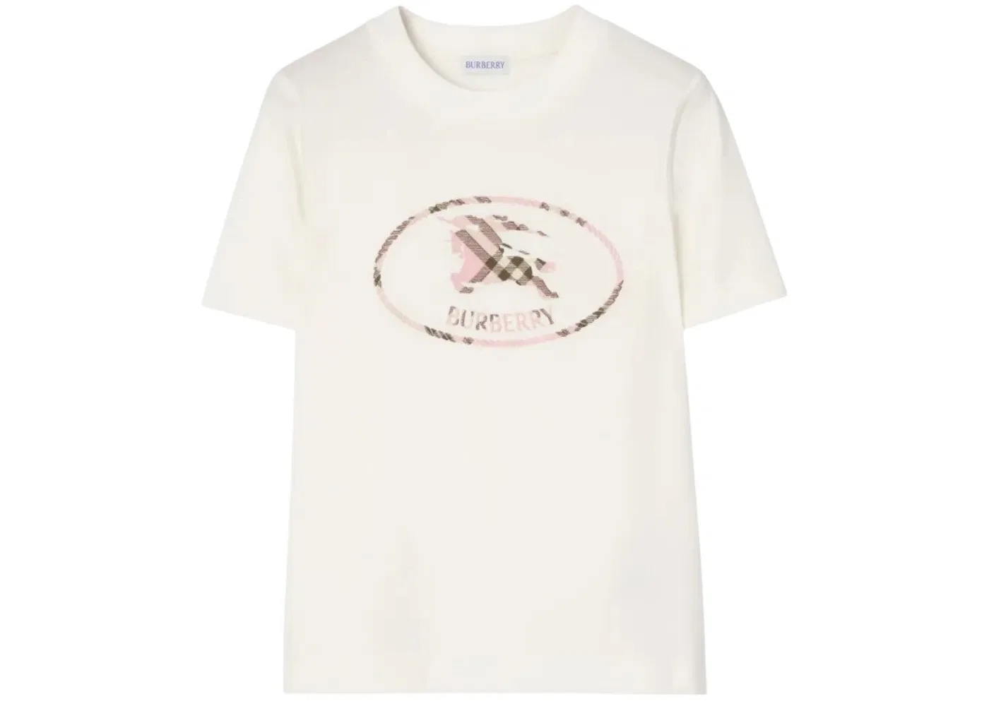 Мужская футболка с длинным рукавом Frankie Big Logo Burberry, Chalk Pink Chk