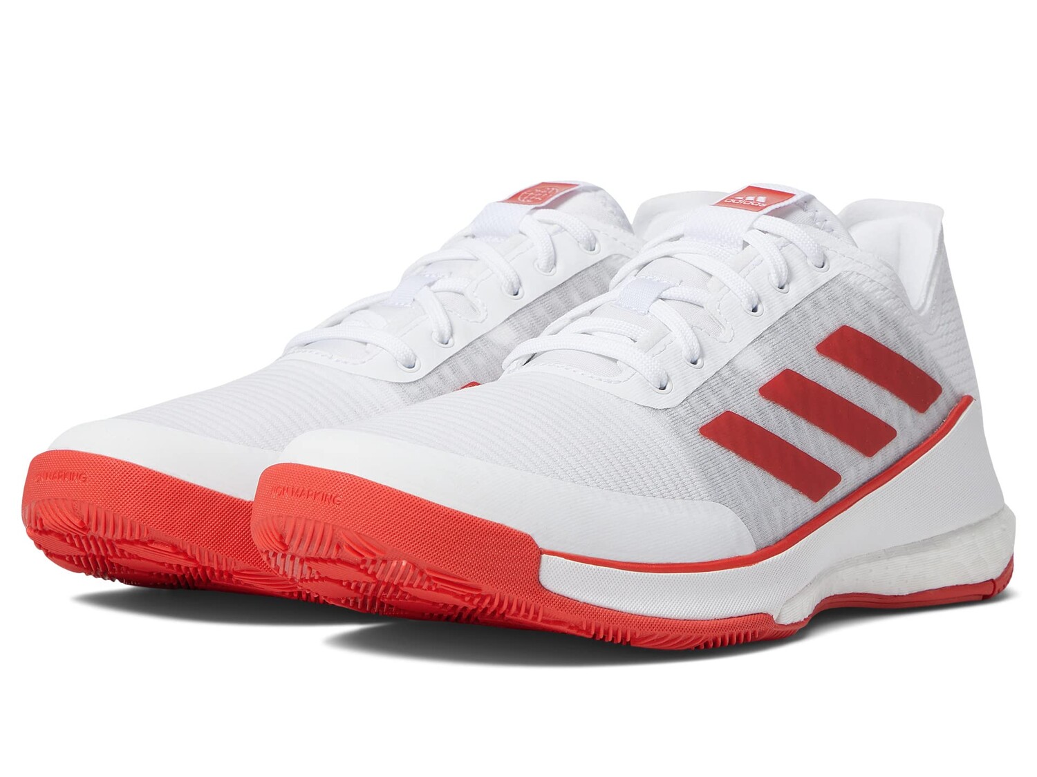 

Кроссовки Adidas Crazyflight, белый/красный